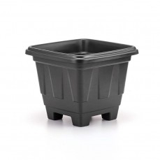 19029 - VASO QUADRADO PRETO 20