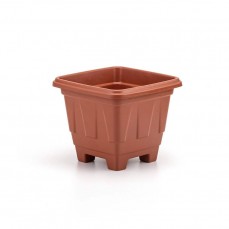 19036 - VASO QUADRADO TERRACOTA 20