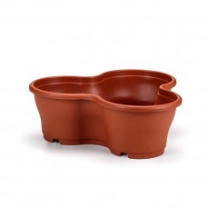 19111 - VASO TREVO EMPILHAVEL GRANDE TERRACOTA