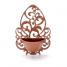 19117 - ARANDELA COM VASO DE PAREDE PQ TERRACOTA