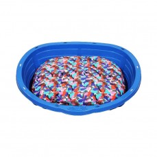 19140 - CAMA PET LOLA ECO N 02 AZUL C/ ALMOFADA