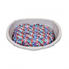 19141 - CAMA PET LOLA ECO N 02 CINZA C/ ALMOFADA