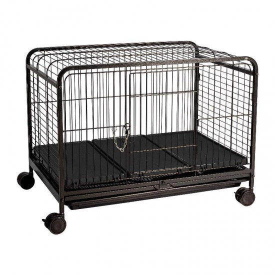 Z GAIOLA FAUNA PET MUL PEQUENO BLACK/BLA