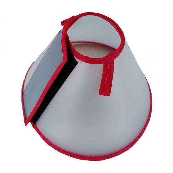 COLAR CIRURGICO P/GATO VERMELHO PP