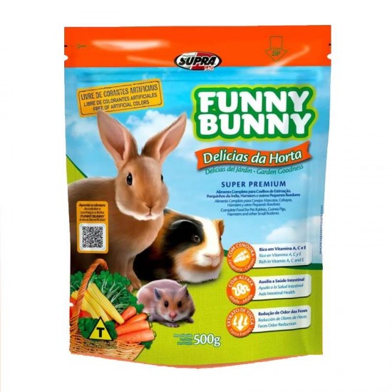 RACAO FUNNY BUNNY 500 GRAMAS