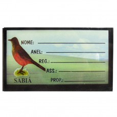 1281 - PLACA IDENTIFICACAO SABIA