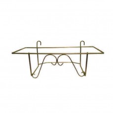 9422 - SUPORTE P/FLOREIRA GANCHO 35 CM DOURADO