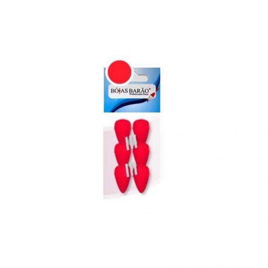 BOIA LAMBARI 3 C/ 6UNID N 53 VERMELHO